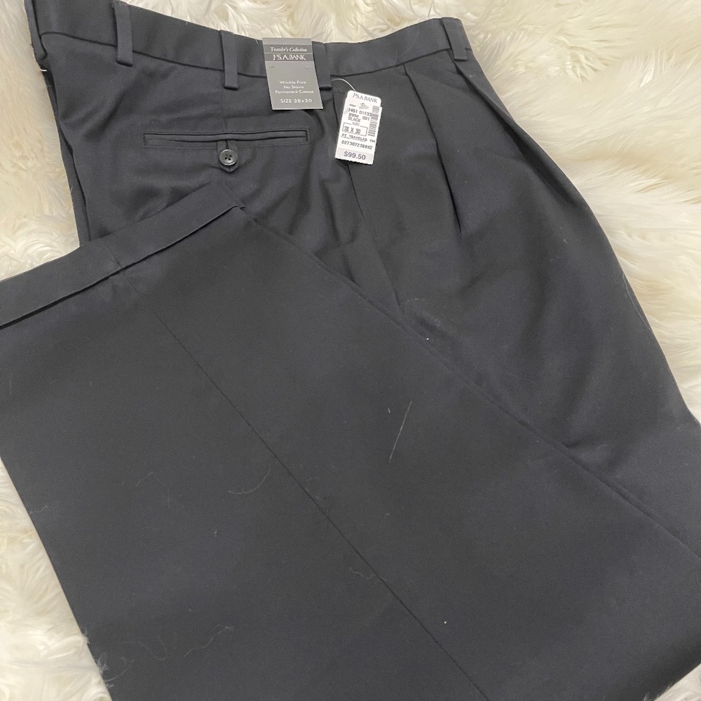 Jos.a Bank Blue Pant $15 Sz38x30 Excellent C.